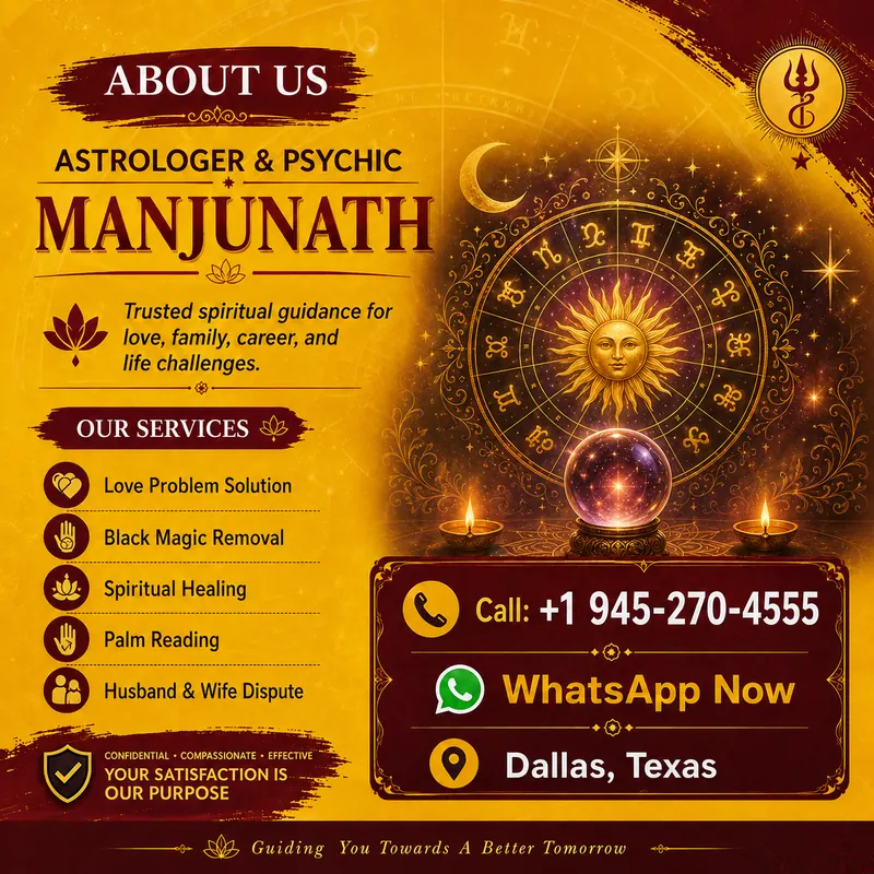 Manjunath, astrologer and psychic reader in Dallas, Texas